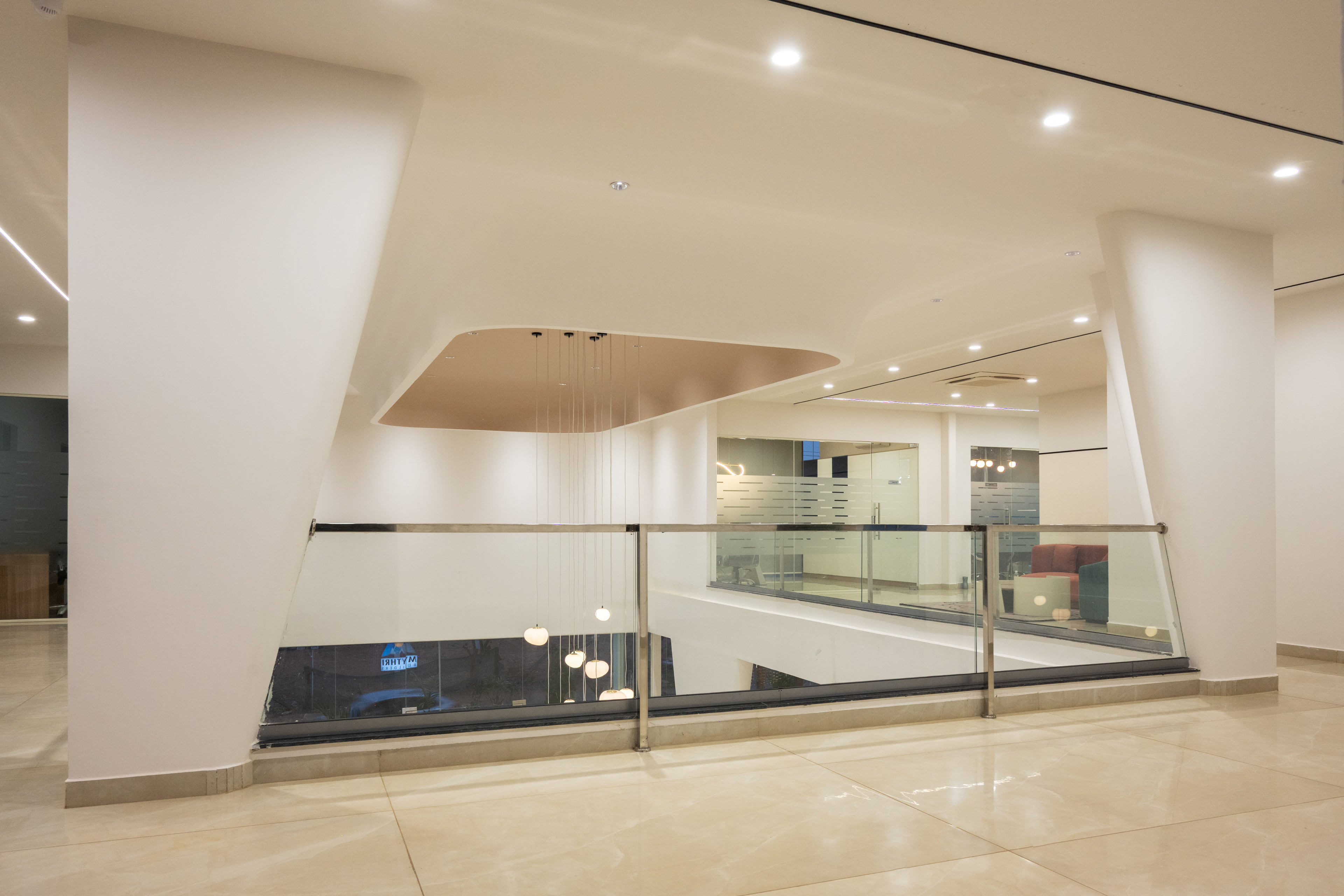 Upper mezzanine overlooking the atrium