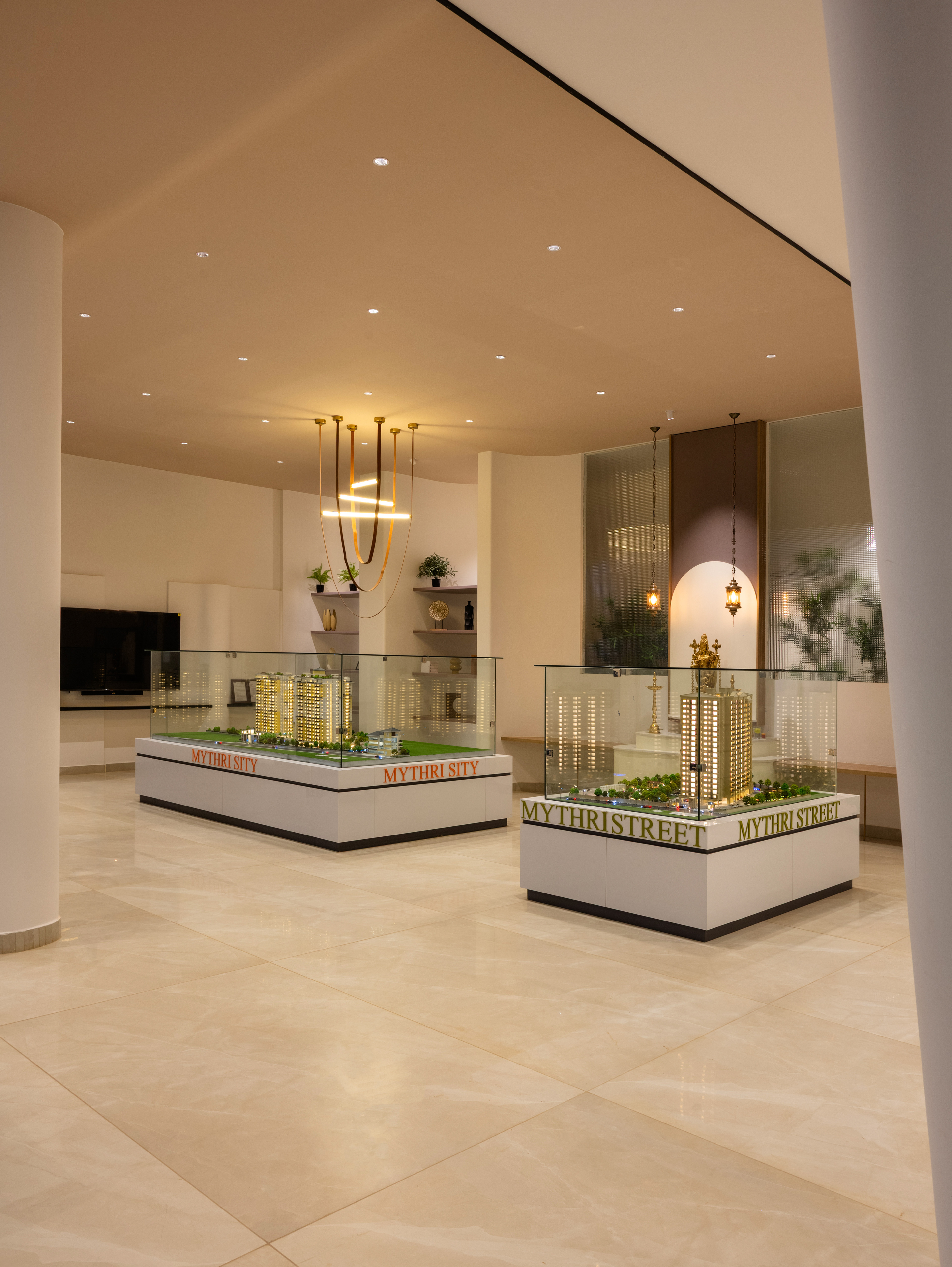 Scale models of Mythri projects on display